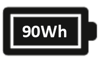 Baterie 90Wh